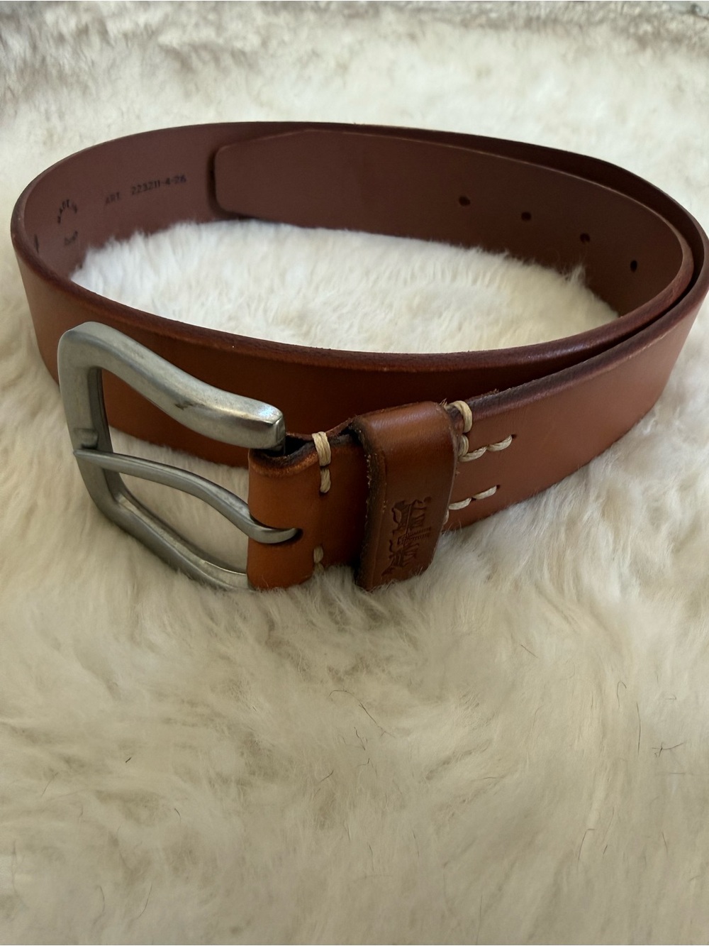 Levi’s Classic Brown Leather Men's Belt S/M